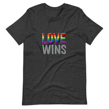 Load image into Gallery viewer, Love Wins Pride Unisex T-Shirt (ADULT / PREMIUM)