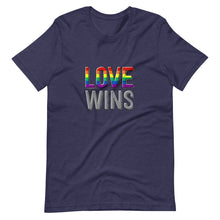 Load image into Gallery viewer, Love Wins Pride Unisex T-Shirt (ADULT / PREMIUM)