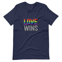 Load image into Gallery viewer, Love Wins Pride Unisex T-Shirt (ADULT / PREMIUM)