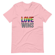 Load image into Gallery viewer, Love Wins Pride Unisex T-Shirt (ADULT / PREMIUM)