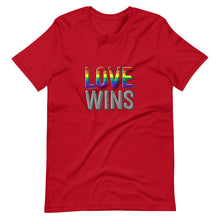 Load image into Gallery viewer, Love Wins Pride Unisex T-Shirt (ADULT / PREMIUM)